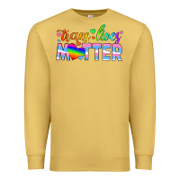 Antique Gold trans lives matter Premium Sweatshirt - HRA Design Shop