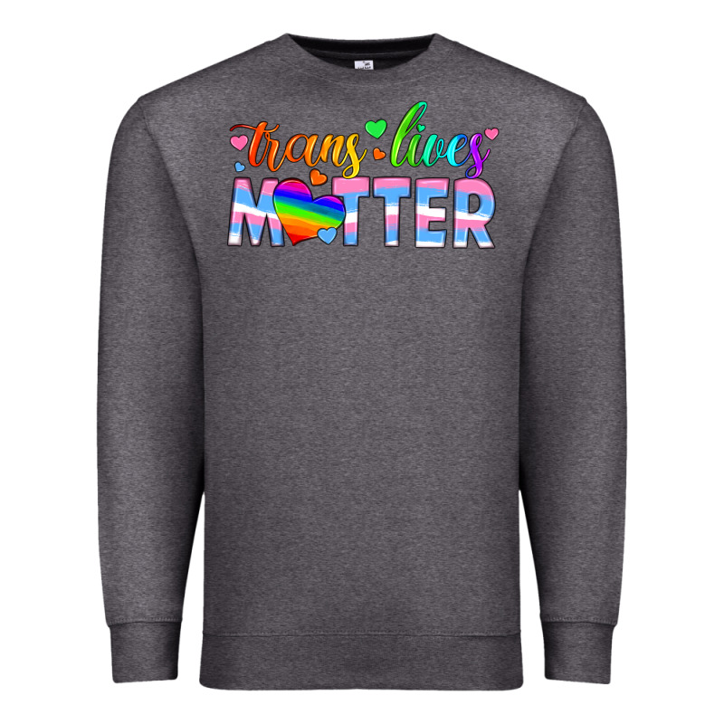 Trans Lives Matter Premium Sweatshirt by HRA Design Shop | Teevron