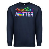 Navy trans lives matter Premium Sweatshirt - HRA Design Shop
