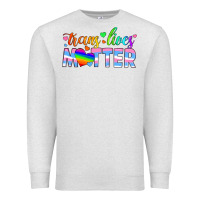 Oatmeal Heather trans lives matter Premium Sweatshirt - HRA Design Shop