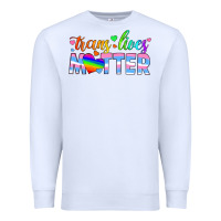 White trans lives matter Premium Sweatshirt - HRA Design Shop
