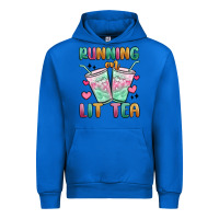 Cobalt running on lit tea Urban Hoodie - MaliasSmallBusiness