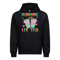 Foreset Green running on lit tea Urban Hoodie - MaliasSmallBusiness