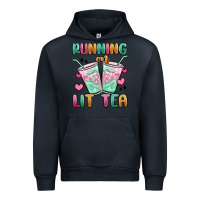 Navy running on lit tea Urban Hoodie - MaliasSmallBusiness