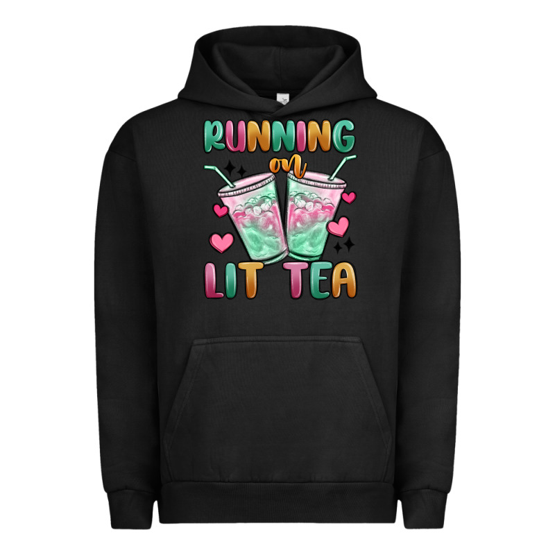 Running On Lit Tea Urban Hoodie by MaliasSmallBusiness | Teevron