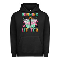 Pigment Black running on lit tea Urban Hoodie - MaliasSmallBusiness