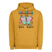 Pigment Peanut Butter running on lit tea Urban Hoodie - MaliasSmallBusiness