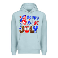 Blue Mist happy 4th of july Premium Hoodie - NancyCooperArtShop