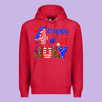Happy 4th Of July Premium Hoodie Designed By Nancycooperartshop