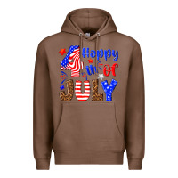 Chestnut happy 4th of july Premium Hoodie - NancyCooperArtShop