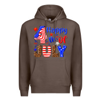 Coffee happy 4th of july Premium Hoodie - NancyCooperArtShop