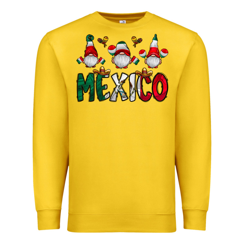 Mexico Gnome Premium Sweatshirt by CowhideDigitalArt | Teevron