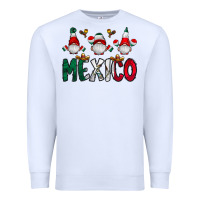 White mexico gnome Premium Sweatshirt - CowhideDigitalArt