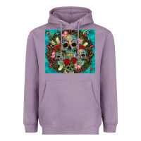 Lavender sugar skulls tumbler 3 Heavyweight Hoodie - CTS Tumbler Store