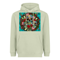 Matcha sugar skulls tumbler 3 Heavyweight Hoodie - CTS Tumbler Store
