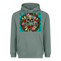 Sage sugar skulls tumbler 3 Heavyweight Hoodie - CTS Tumbler Store