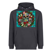 Smoke sugar skulls tumbler 3 Heavyweight Hoodie - CTS Tumbler Store
