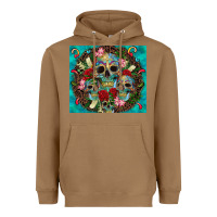 Toasted Coconut sugar skulls tumbler 3 Heavyweight Hoodie - CTS Tumbler Store