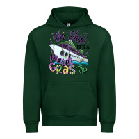 Forest Green oh ship it's a mardi gras trip Urban Hoodie - MaliasSmallBusiness
