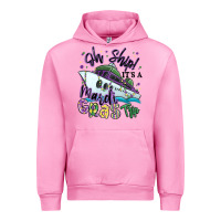 Fuchsia Pink oh ship it's a mardi gras trip Urban Hoodie - MaliasSmallBusiness