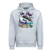 Heather Grey oh ship it's a mardi gras trip Urban Hoodie - MaliasSmallBusiness