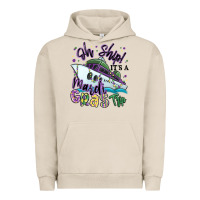 Pigment French Oak oh ship it's a mardi gras trip Urban Hoodie - MaliasSmallBusiness