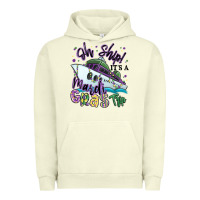 Pigment Pistachio oh ship it's a mardi gras trip Urban Hoodie - MaliasSmallBusiness
