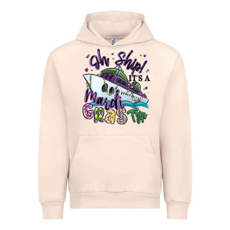 Oh Ship It's A Mardi Gras Trip Urban Hoodie by MaliasSmallBusiness | Teevron