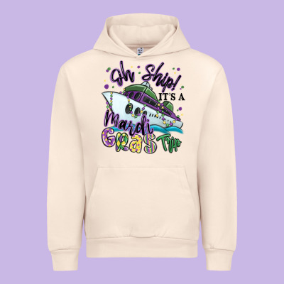 Oh Ship It's A Mardi Gras Trip Urban Hoodie Designed By Maliassmallbusiness