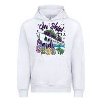 White oh ship it's a mardi gras trip Urban Hoodie - MaliasSmallBusiness