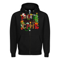 Black santa's favorite cpht Zipper Hoodie - Zillion Design Studio