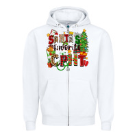 White santa's favorite cpht Zipper Hoodie - Zillion Design Studio