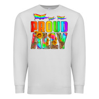 Dove Grey proud ally Premium Sweatshirt - HRA Design Shop