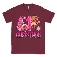 Burgundy 1st christmas gingerbread girl Classic Tee - Zillion Design Studio