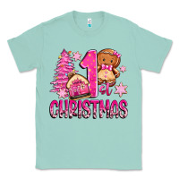 Seafoam 1st christmas gingerbread girl Classic Tee - Zillion Design Studio
