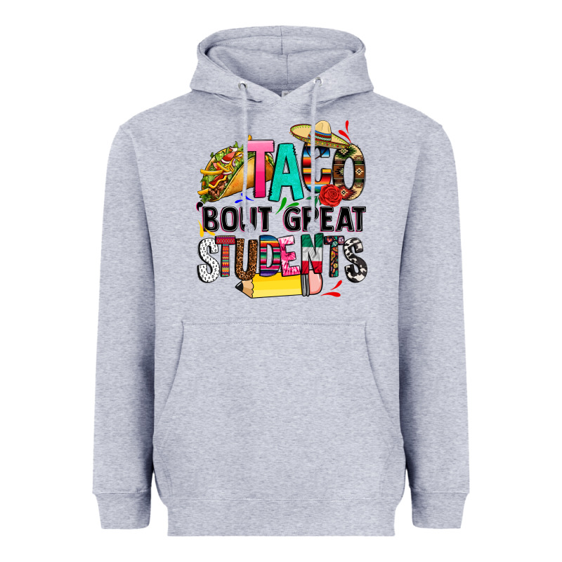 Taco Bout Great Students Heavyweight Hoodie by CTS Tumbler Store | Teevron