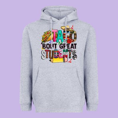 Taco Bout Great Students Heavyweight Hoodie Designed By Cts Tumbler Store
