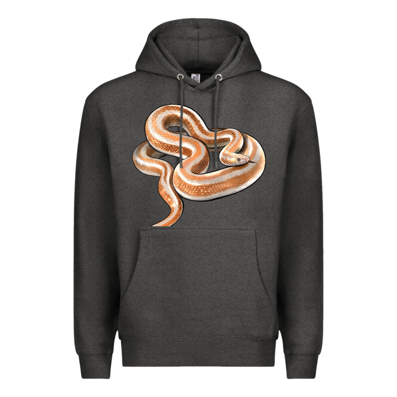 Rosy Boa Snake Illustrations Premium Hoodie by LillyAllenDesigns | Teevron