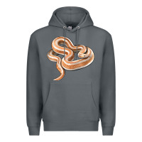 Rock Rosy Boa Snake Illustrations Premium Hoodie - LillyAllenDesigns