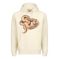 Sandshell Rosy Boa Snake Illustrations Premium Hoodie - LillyAllenDesigns