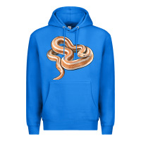 True Royal Rosy Boa Snake Illustrations Premium Hoodie - LillyAllenDesigns