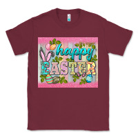 Burgundy happy easter mousepad Classic Tee - BarkalooDesign