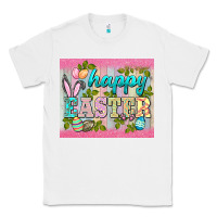 White happy easter mousepad Classic Tee - BarkalooDesign