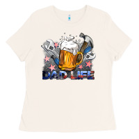 Bone dad life beer and tools Ladies Tee - BarkalooDesign