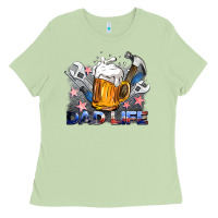 Matcha dad life beer and tools Ladies Tee - BarkalooDesign