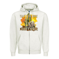 Oatmeal Heather thats one book i didnt write tbw Zipper Hoodie - texasbilliewilder
