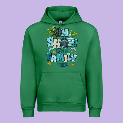 Oh Ship Its A Family Trip Urban Hoodie Designed By Maliassmallbusiness