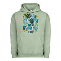 Pigment Oil Green oh ship its a family trip Urban Hoodie - MaliasSmallBusiness