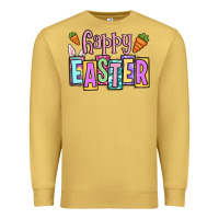 Antique Gold Easter Day Happy Easter Premium Sweatshirt - OliviaCreatesArt