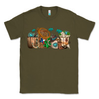 Army Green western coffee cups Classic Tee - texasbilliewilder